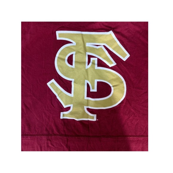 Florida State Small Long Sleeve Garnet FSU Seminoles Spirit Jersey Football - Picture 6 of 6